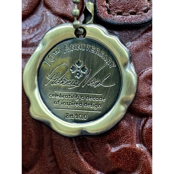 Patricia Nash 10th Anniversary Lundy Tote British Tan Tooled Leather NWOT P74833 - Picture 2 of 11